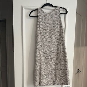Chic Sleeveless Gray Mini Dress - Loft Size 8